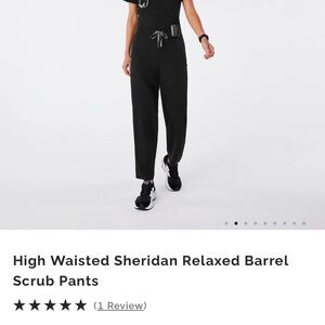 FIGS High Waisted Scrub Pants in petite